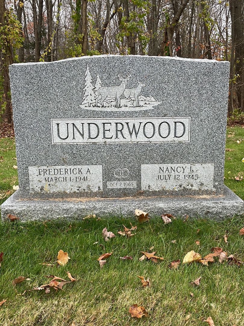 Frederick A. Underwood's grave. Photo 1